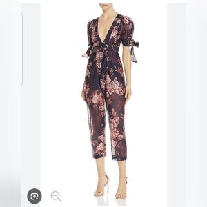 Alice McCall Navy ONLY EVERYTHING and Pink Floral Jumpsuit. SZ 8/M. NEW
